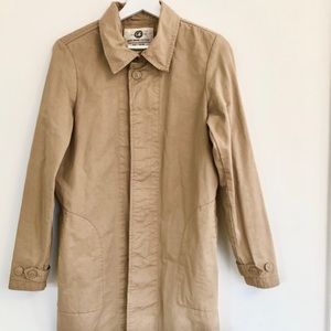 Lucky brand zip up Trench coat